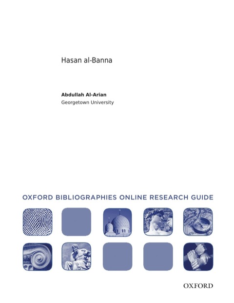 Cover image for book Hasan al-Banna: Oxford Bibliographies Online Research Guide