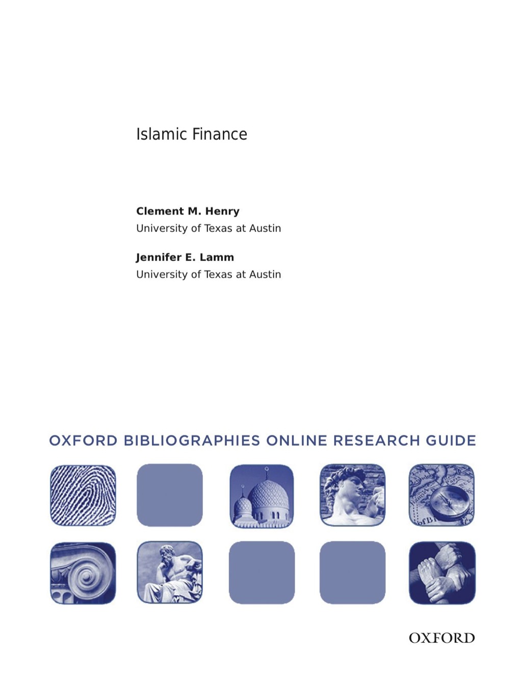 Page Fidelity Islamic Finance: Oxford Bibliographies Online Research Guide; $11.09