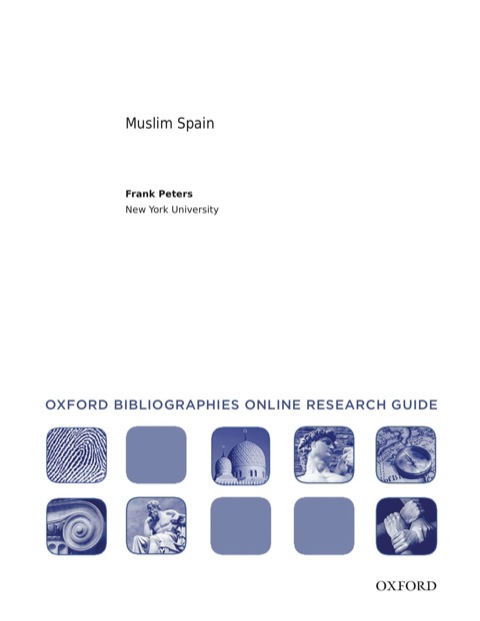 Cover image for book Muslim Spain: Oxford Bibliographies Online Research Guide