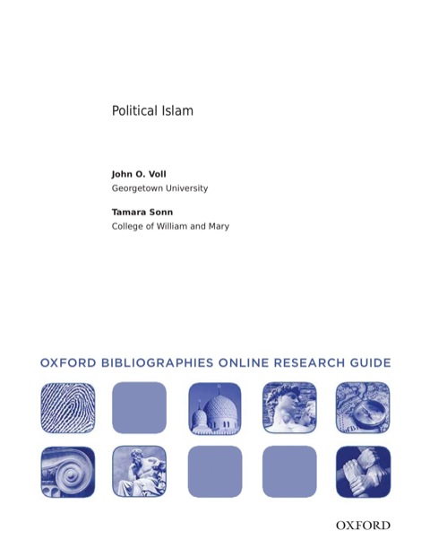 Cover image for book Political Islam: Oxford Bibliographies Online Research Guide