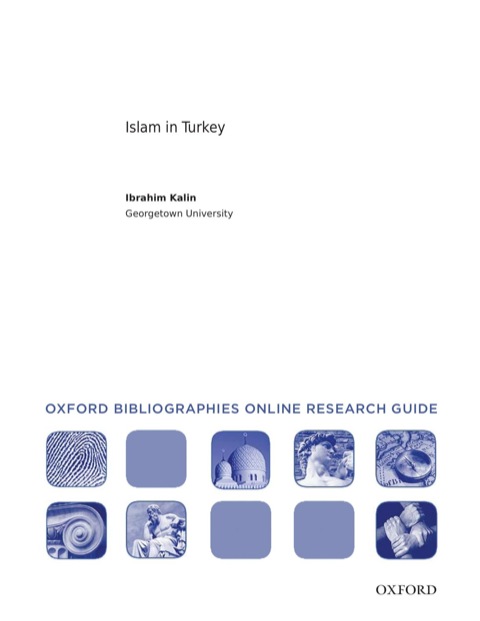 Cover image for book Islam in Turkey: Oxford Bibliographies Online Research Guide