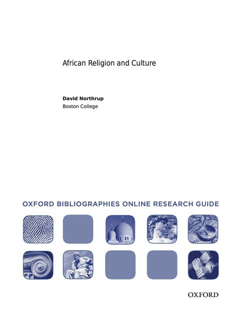 Cover image for book African Religion and Culture: Oxford Bibliographies Online Research Guide