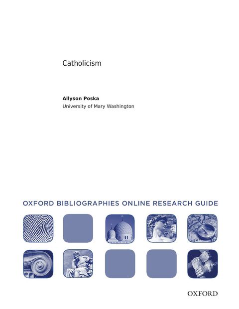 Cover image for book Catholicism: Oxford Bibliographies Online Research Guide
