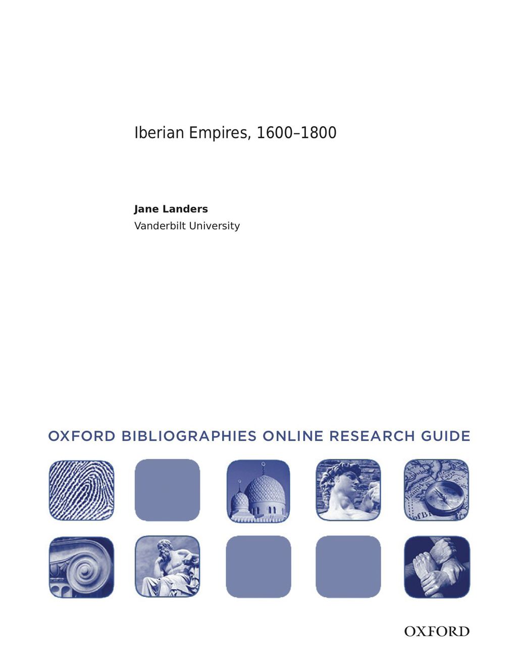 Page Fidelity Iberian Empires, 1600-1800: Oxford Bibliographies Online Research Guide; $11.09