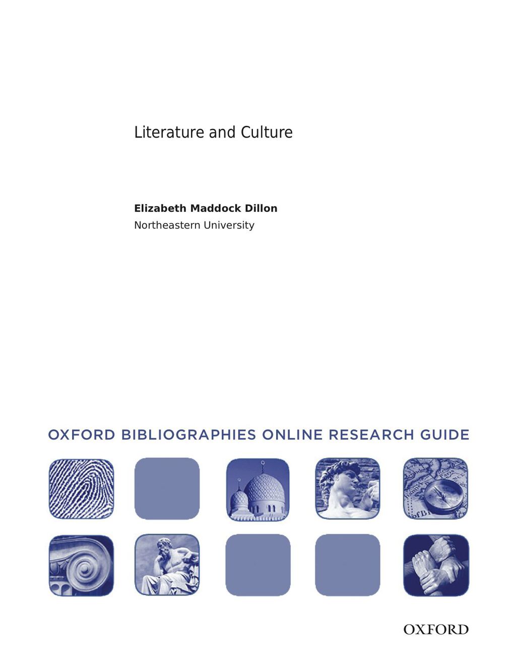 Page Fidelity Literature and Culture: Oxford Bibliographies Online Research Guide; $11.09