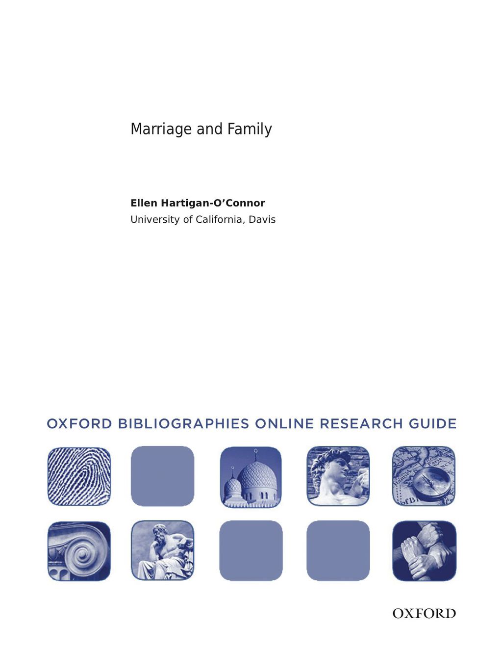 Page Fidelity Marriage and Family: Oxford Bibliographies Online Research Guide; $11.09