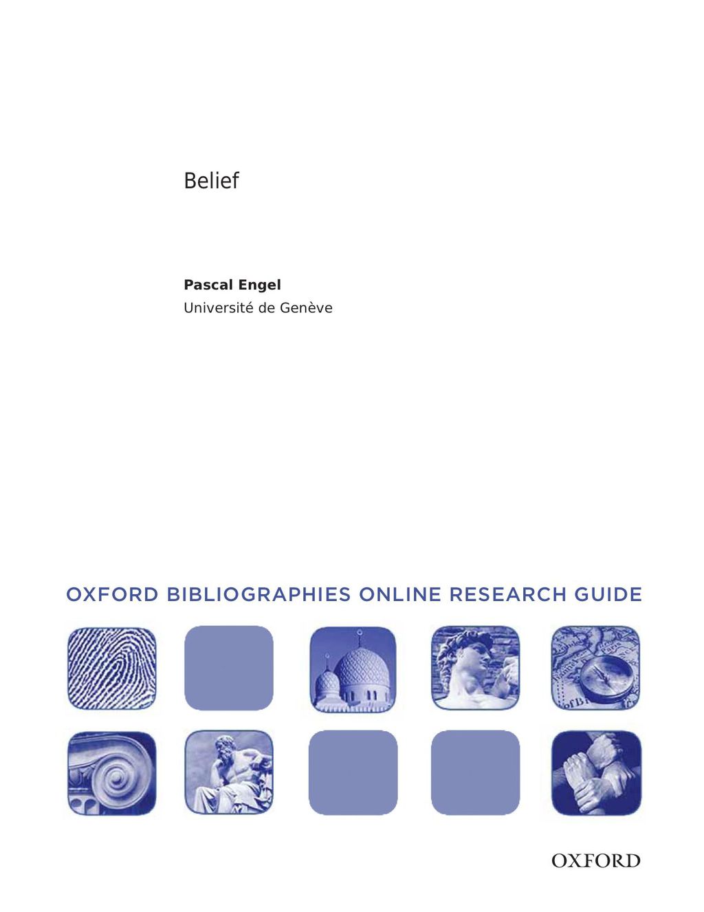 Page Fidelity Belief: Oxford Bibliographies Online Research Guide; $7.76