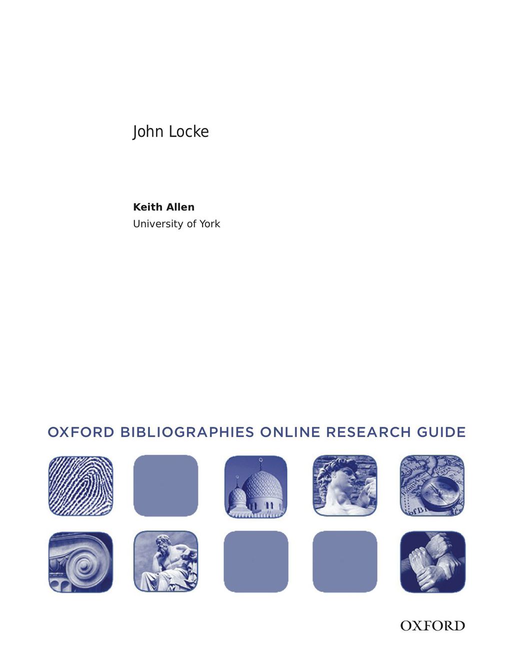 Page Fidelity John Locke: Oxford Bibliographies Online Research Guide; $7.76