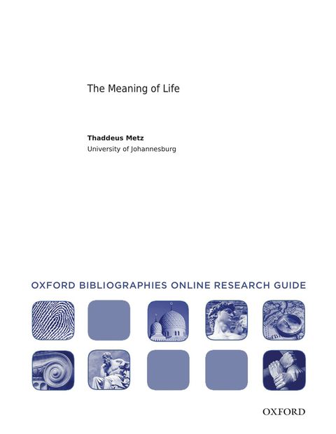 Cover image for book Meaning of Life: Oxford Bibliographies Online Research Guide