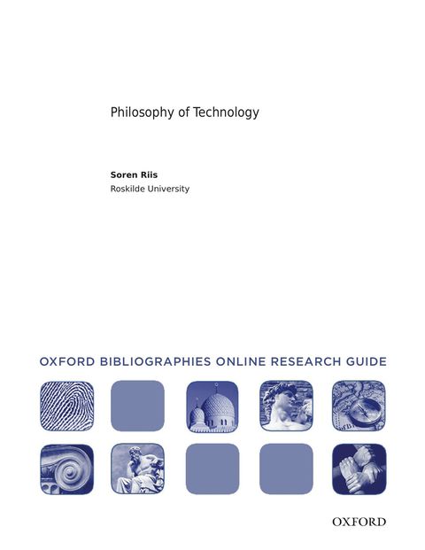 Cover image for book Philosophy of Technology: Oxford Bibliographies Online Research Guide