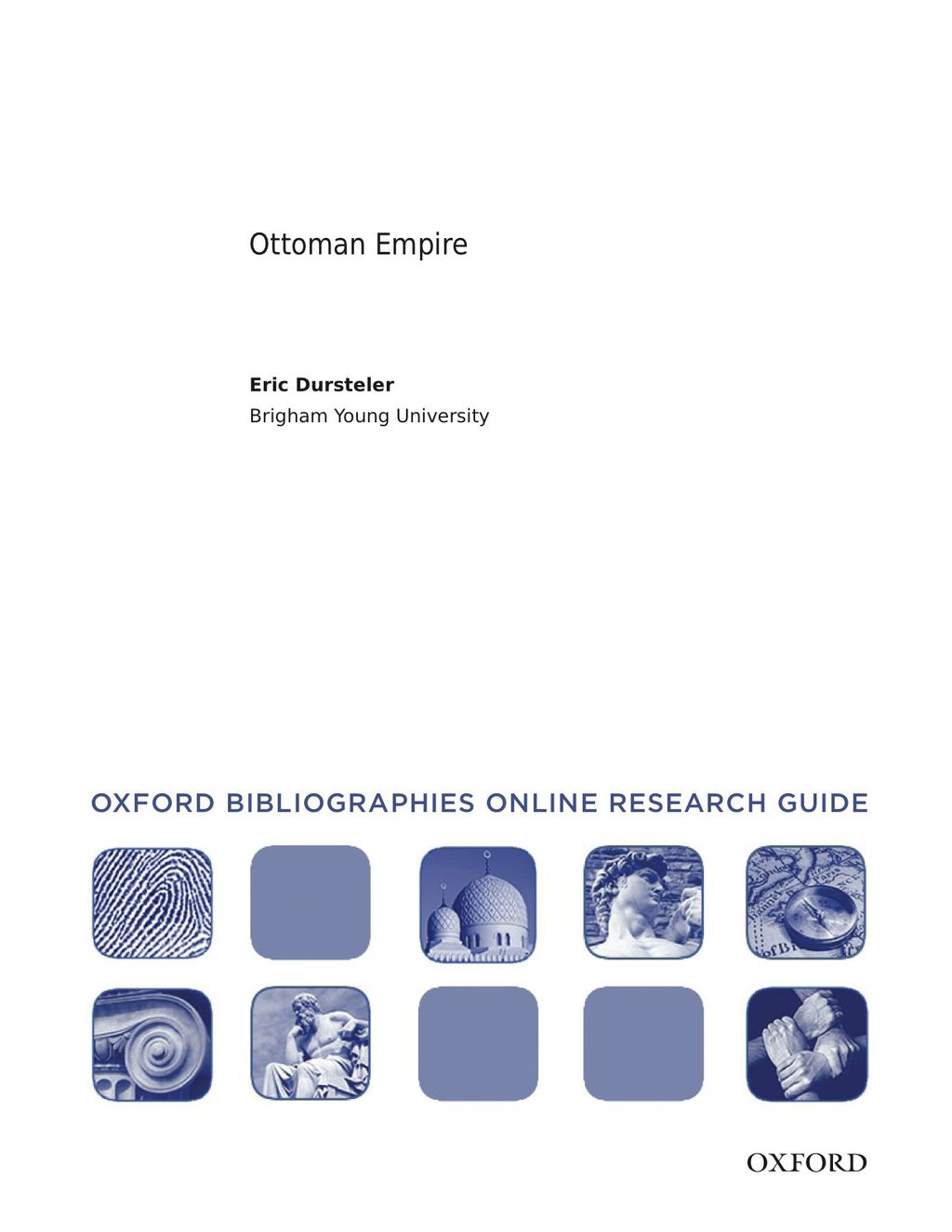 Page Fidelity Ottoman Empire and Islam: Oxford Bibliographies Online Research Guide; $11.09