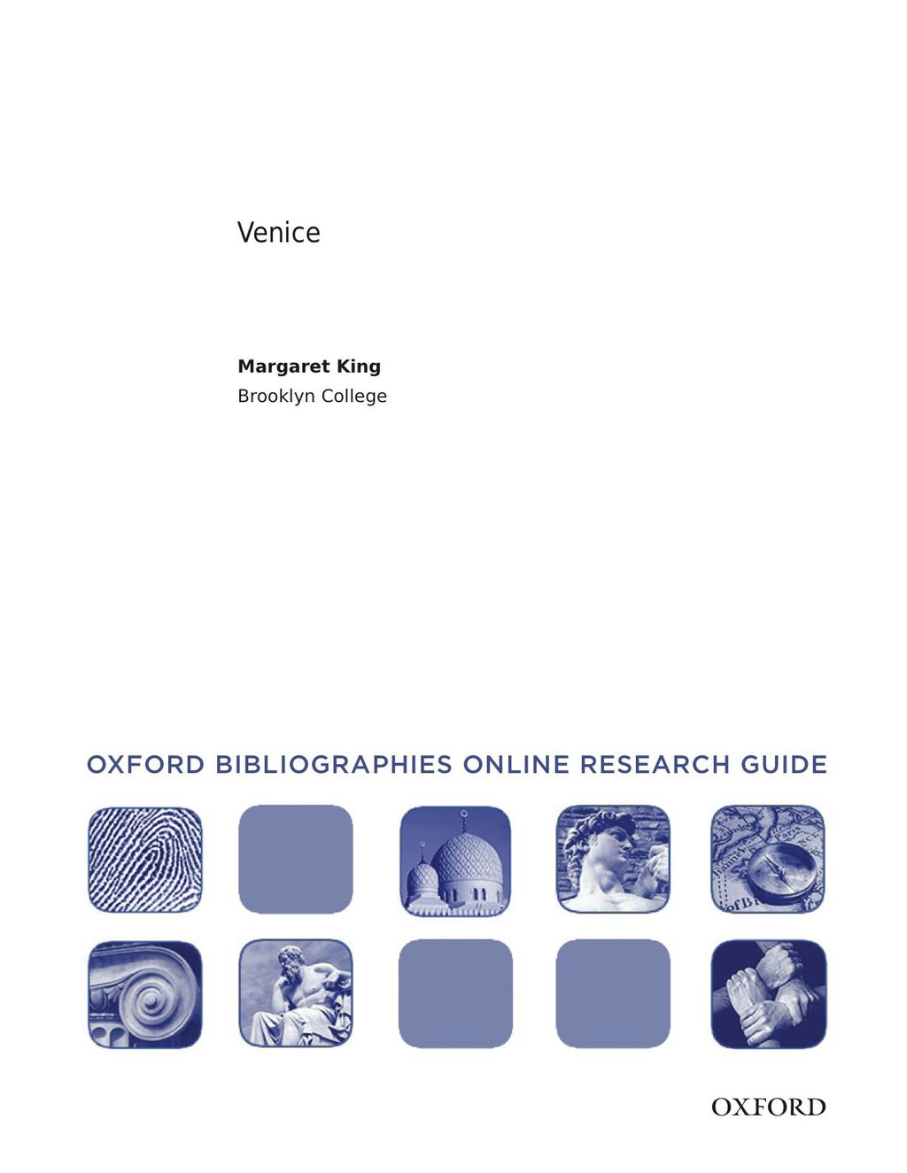 Page Fidelity Venice: Oxford Bibliographies Online Research Guide; $11.09