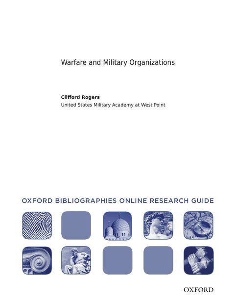 Cover image for book Warfare and Military Organizations: Oxford Bibliographies Online Research Guide