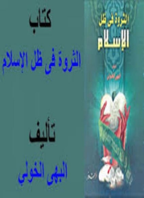 Cover image for book الثروة في ظل الإسلام