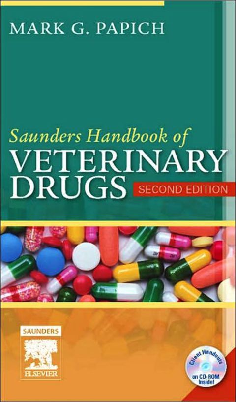 Cover image for book Saunders Handbook of Veterinary Drugs