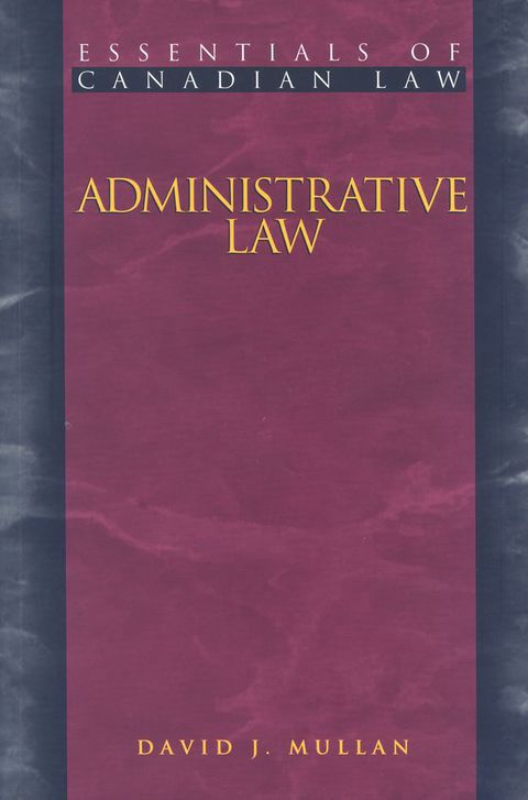 Cover image for book Administrative Law