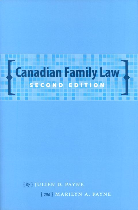 Cover image for book Canadian Family Law