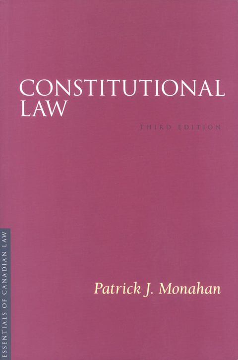 Cover image for book Constitutional Law