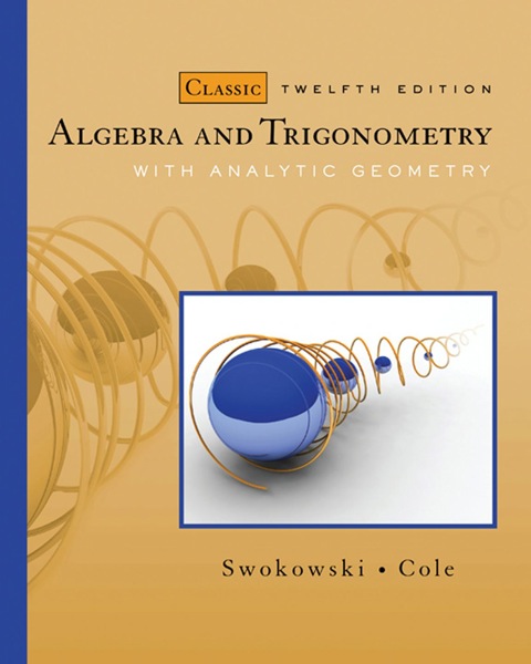 Cover image for book Algebra and Trigonometry with Analytic Geometry, Classic Edition