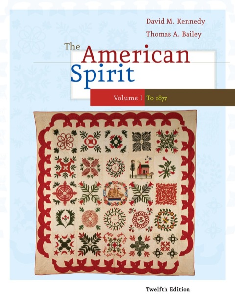 Cover image for book The American Spirit: United States History as Seen by Contemporaries, Volume I