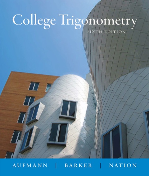 Cover image for book College Trigonometry
