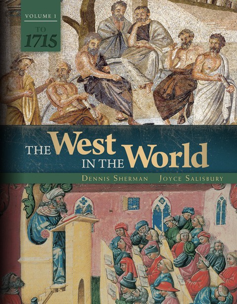 Cover image for book The West in the World Volume 1: to 1715
