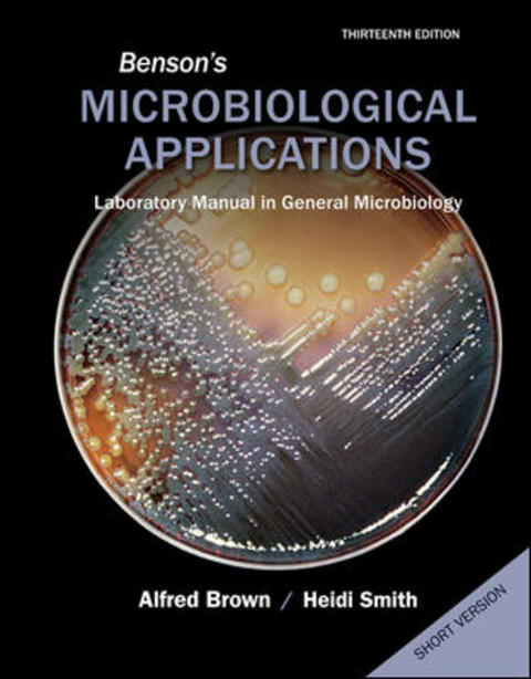 Cover image for book Benson's Microbiological Applications Short Version