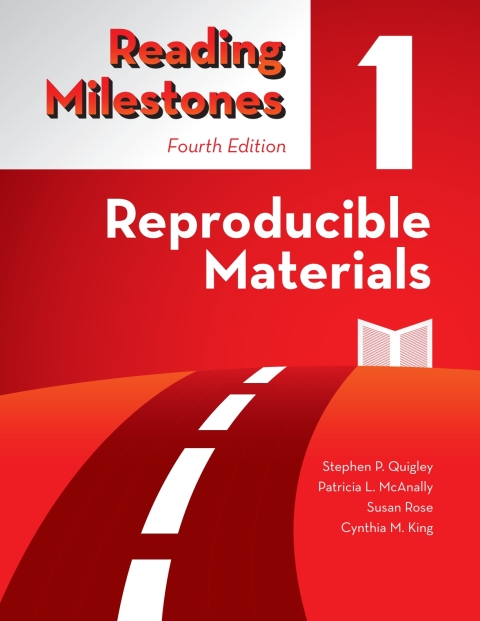 Cover image for book Reading Milestones, Level 1 (Red) Reproducible Materials - 13967E