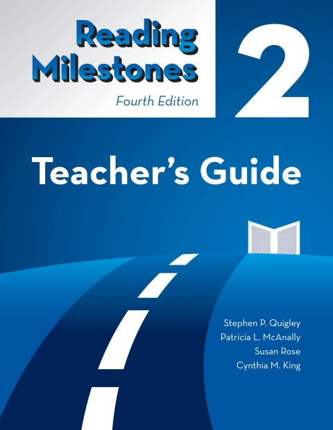 Cover image for book Reading Milestones, Level 2 (Blue) Teacher's Guide - 13976E