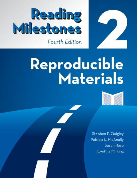 Cover image for book Reading Milestones, Level 2 (Blue) Reproducible Materials - 13992E
