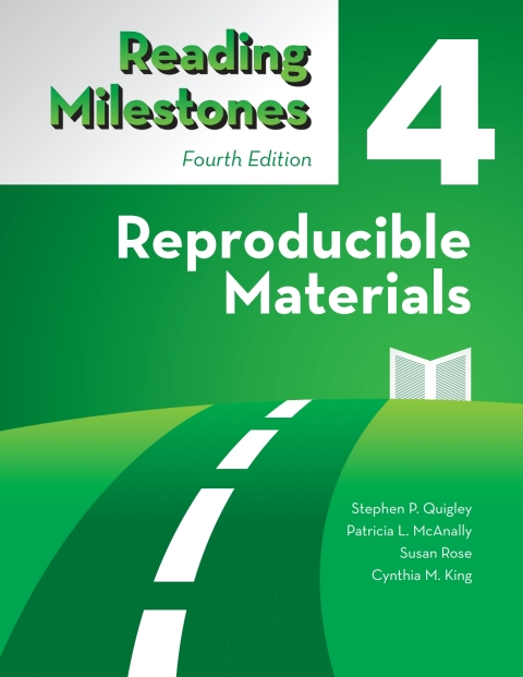 Cover image for book Reading Milestones, Level 4 (Green) Reproducible Materials - 14032E