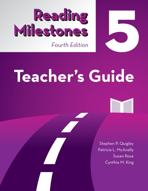 Cover image for book Reading Milestones, Level 5 (Purple) Teacher's Guide - 14036E