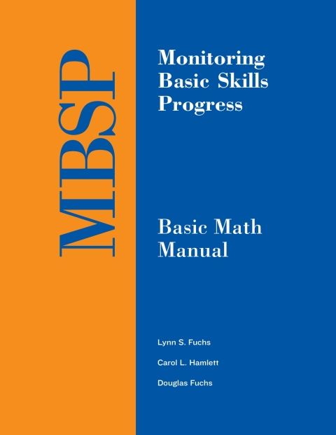 Cover image for book MBSP Monitoring Basic Skills Progress Manual - 14410