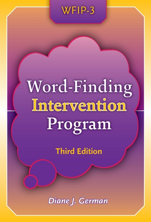 Cover image for book Word-Finding Intervention Program (WFIP-3) - 14487