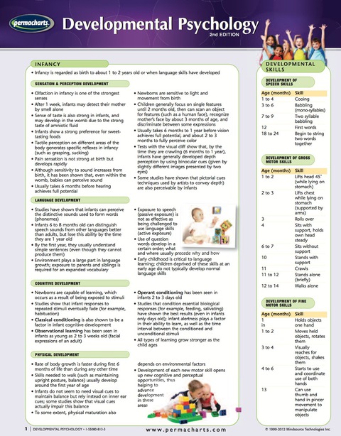 Cover image for book Developmental Psychology Guide - Academic Quick Reference Guide