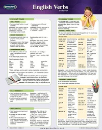 English Verbs Chart Language Quick Reference Guide 2nd edition ...