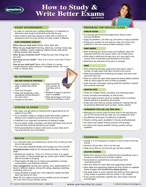 Cover image for book How to Study & Write Better Exams - Quick Reference Guide