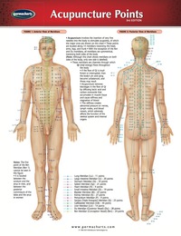 Cover image: Acupuncture Points Chart- Medical Quick Reference Guide 3rd edition 9781550801989