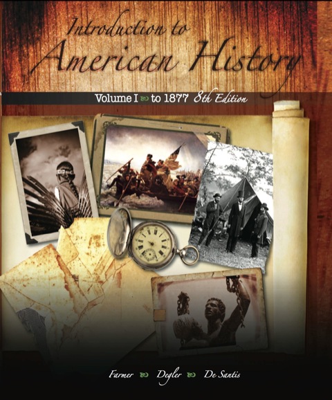 Cover image for book Introduction to American History Volume 1