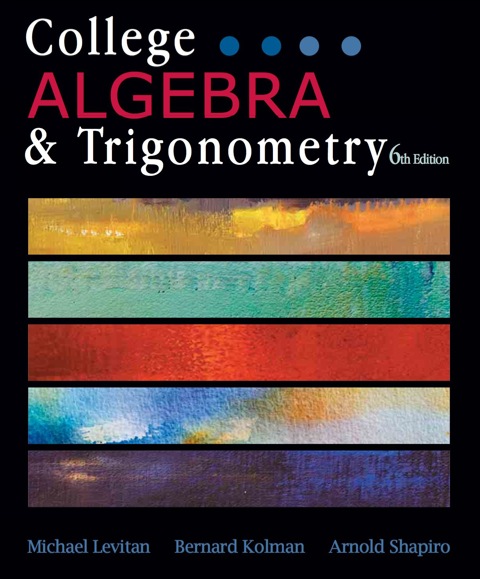 Cover image for book College Algebra and Trigonometry