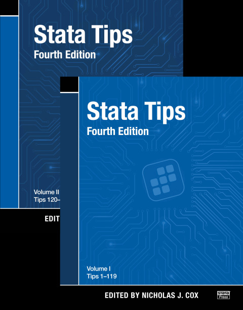 Cover image for book Stata Tips, Fourth Edition, Volumes I and II