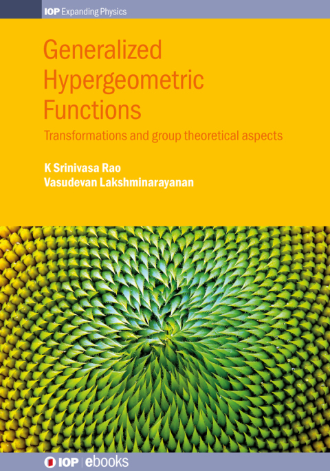 Cover image for book Generalized Hypergeometric Functions