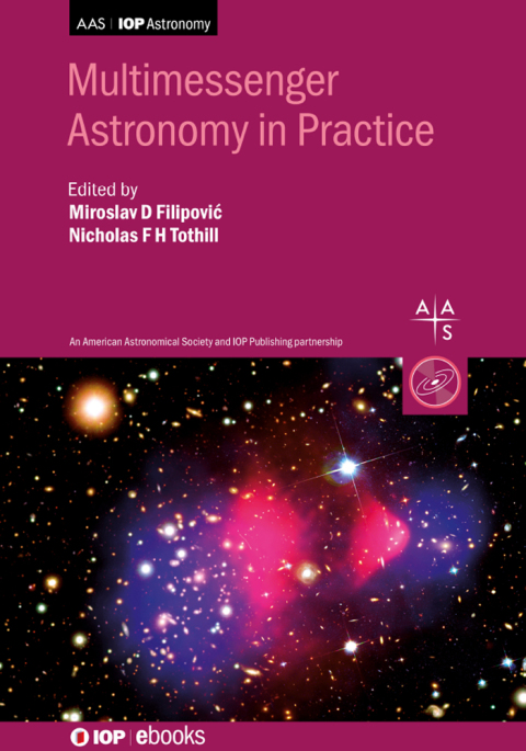 Cover image for book Multimessenger Astronomy in Practice