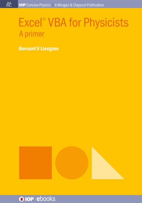 Cover image for book Excel® VBA for Physicists