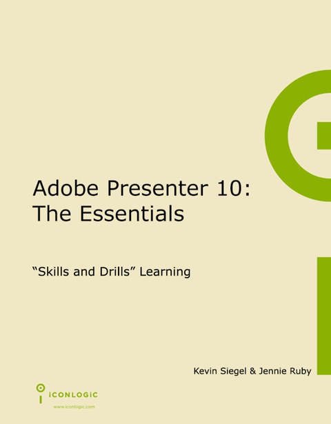 Cover image for book Adobe Presenter 10: The Essentials (PDF)