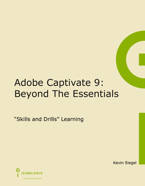 Cover image for book Adobe Captivate 9: Beyond The Essentials (PDF)