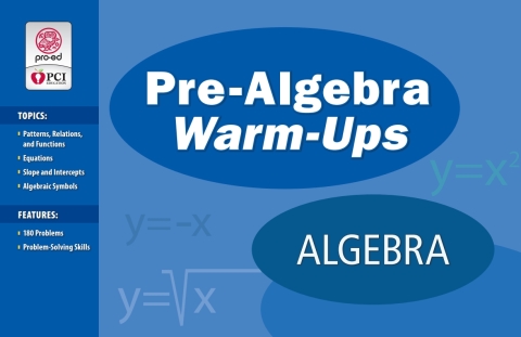 Cover image for book Pre-Algebra Warm-Ups Set of 5 - 20461E
