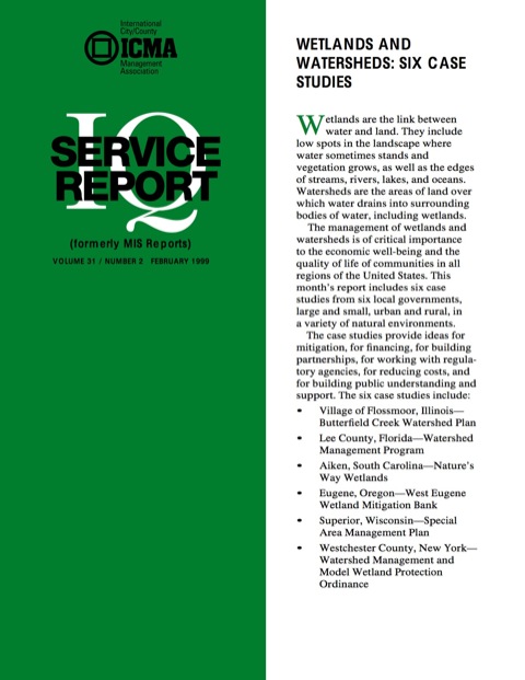 Cover image for book Wetlands and Watersheds: Six Case Studies