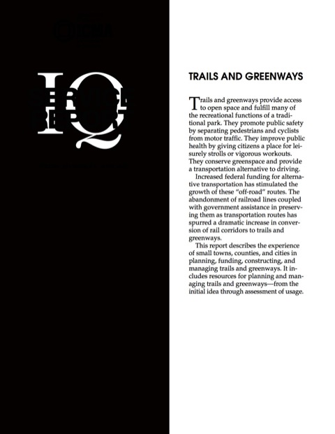 Cover image for book Trails and Greenways