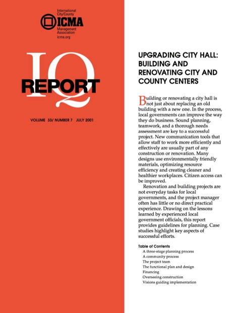 Cover image for book Upgrading City Hall: Building and Renovating City and County Centers